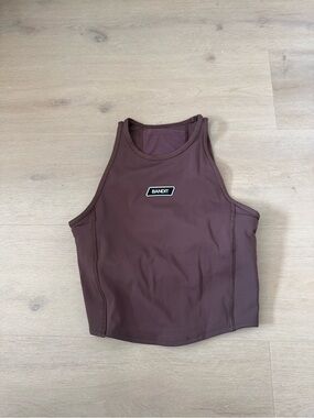 Bandit Brown Cropped Tank Top